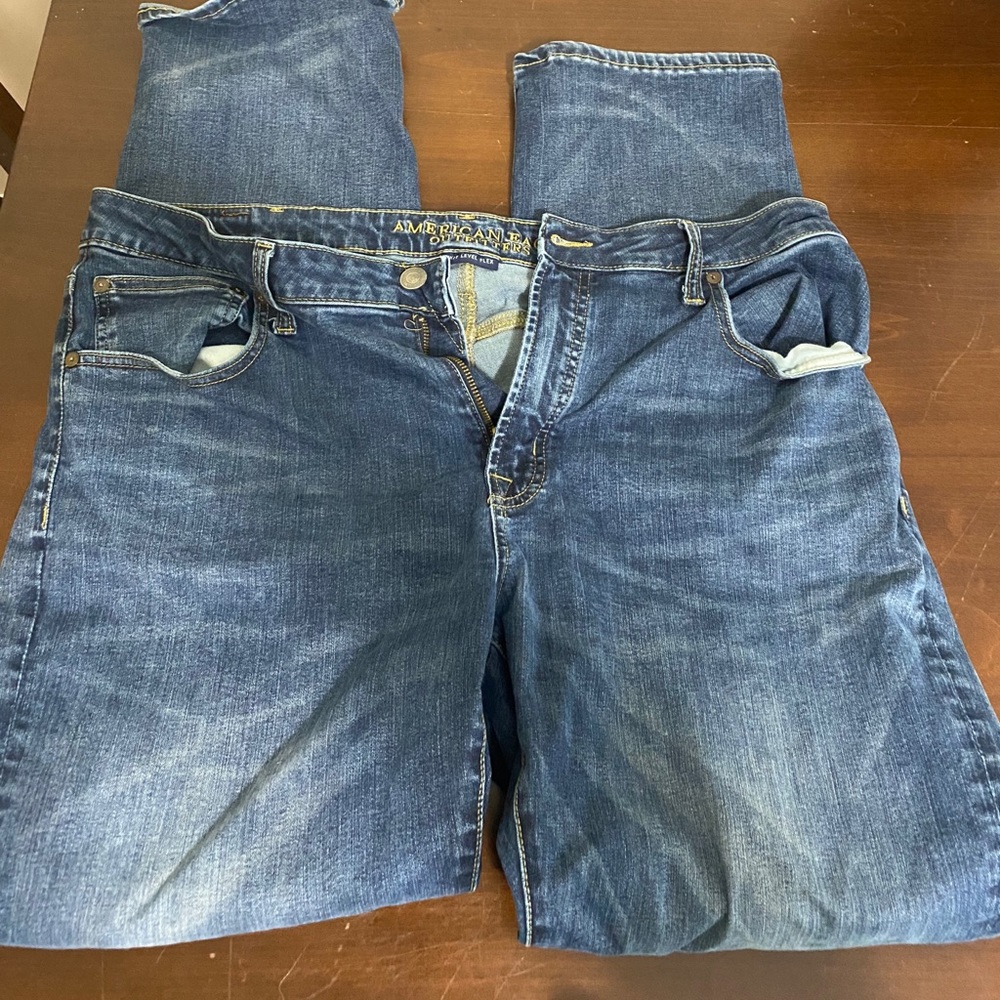 American eagle stretch original straight jeans